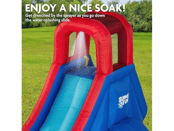 Sunny & Fun Inflatable Single Ring Water Slide Park - Your Choice