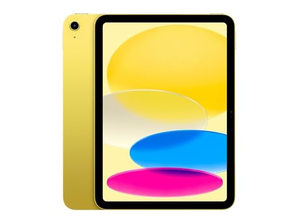 Apple 2022 iPad 10.9-inch, Wi-Fi, 64GB - Yellow (Renewed) (Open Box)