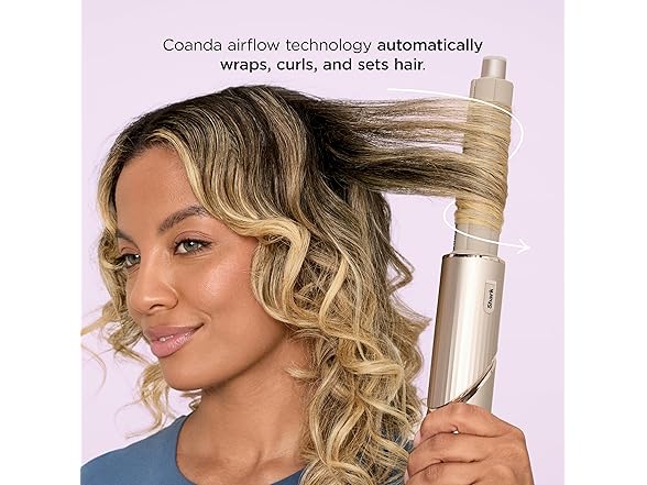 Shark FlexStyle Air Styling & Drying System, Powerful Hair Blow Dryer & Multi-Styler with Auto-Wrap Curlers, Curl-Defining Diffuser, Oval Brush, & Concentrator Attachment, Stone, HD435 (Open Box)