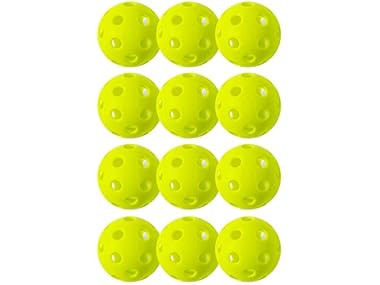 $12.99, Was $34.99, 62% Off! Franklin Sports X-26 Pickleballs - Indoor - 12PK - Optic dealfomo