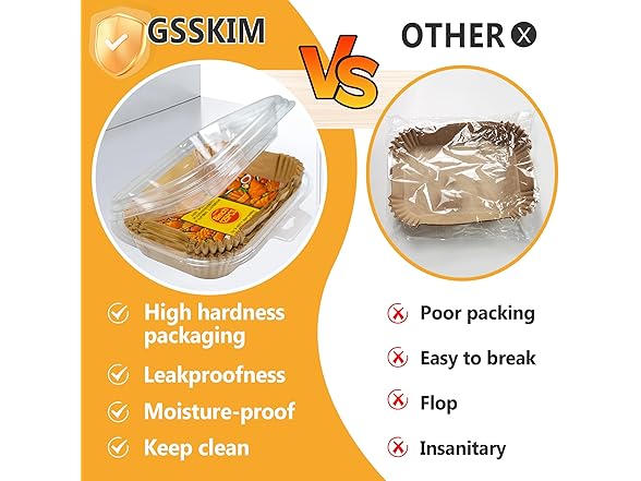 Disposable Air Fryer Liners, 125PCS