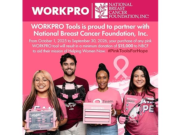 WORKPRO 2-in-1 Grass Shear Pink