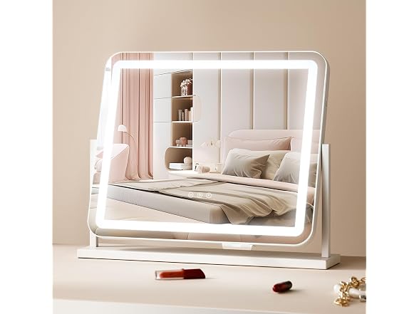 Vanity Mirror with Lights, Three 21.7x17.7in