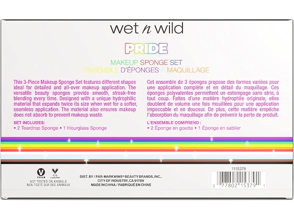 wet n wild Pride Makeup Sponge Set 3 Count
