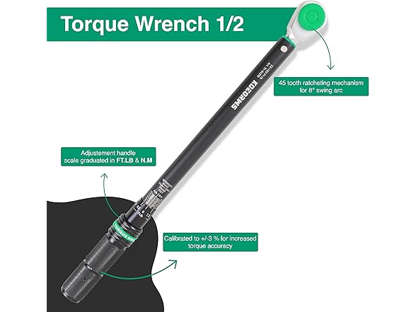 KOEORWS KOEORWS 1/2-Inch Drive Click Torque Wre