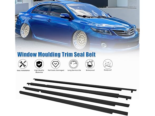 AceRide Weatherstrip, Window Moulding Trim Sea
