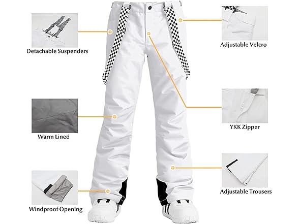 Imphut Women (XL) Waterproof Ski Pants Pants