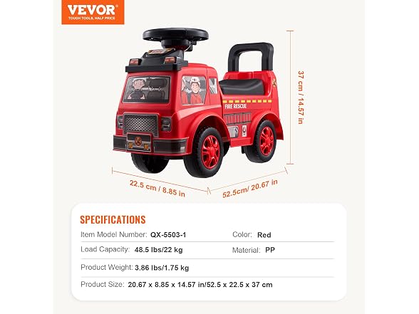 VEVOR Ride On Push Car for Toddlers