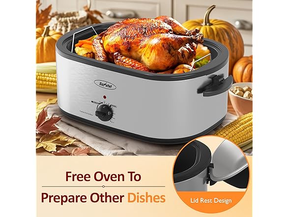 Sunvivi 26 Quart Roaster Oven