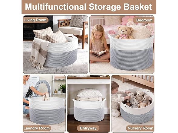 ClenClever Laundry Hamper Basket