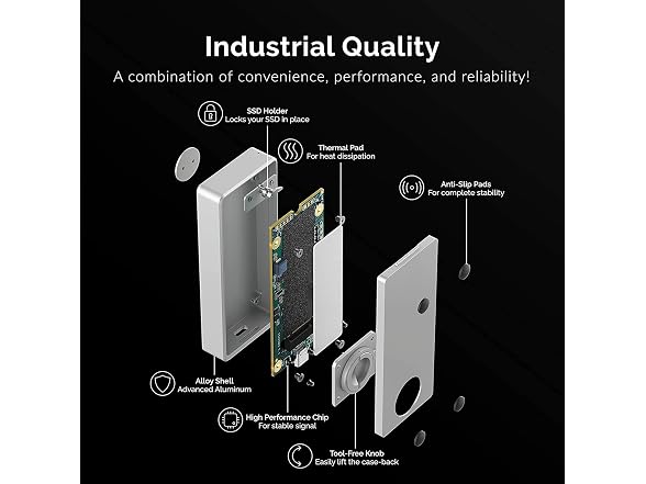 Thunderbolt 3 M.2 NVMe SSD Enclosure
