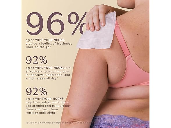 Niches and Nooks Feminine Flushable Wipes 45ct
