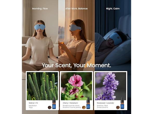 Essential Oils Diffuser Sleep Mask