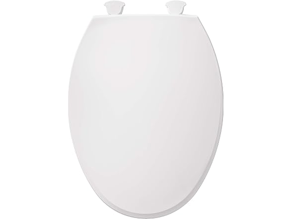 BEMIS 1800EC 000 Plastic Toilet Seat with Easy Cle