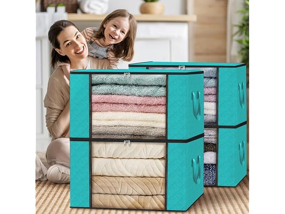 Fab totes 60L Green 8 Pack Storage Bags