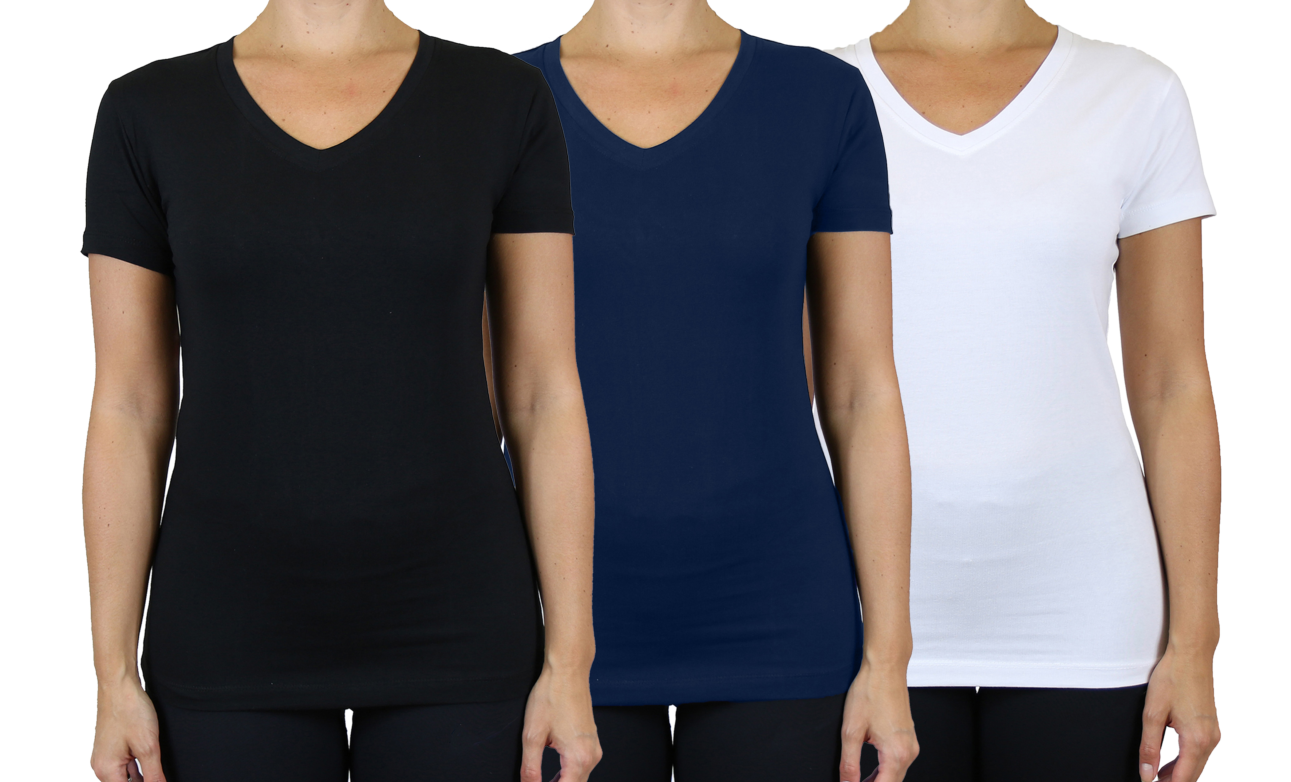 Womens S/S Cotton Stretch Tee - Gallery 17