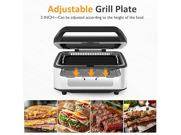 SUNVIVIPRO Electric Panini Press Sandwich Maker