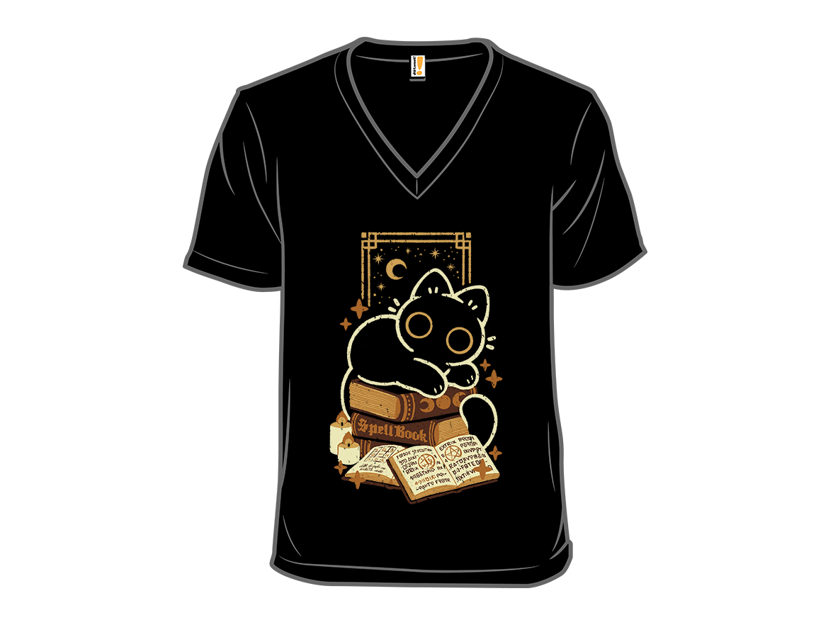 Cute Black Cat on Spellbooks - Gallery 10
