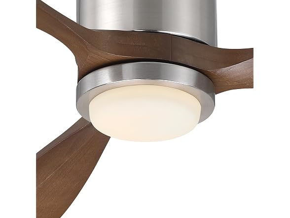 Parrot Uncle 52 Inch Flush Mount Solid Wood Ceiling Fan