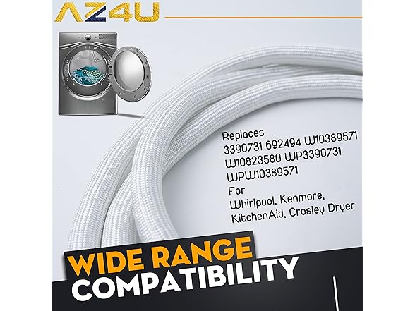 AZ4U Dryer Door Seal Gasket Replacement
