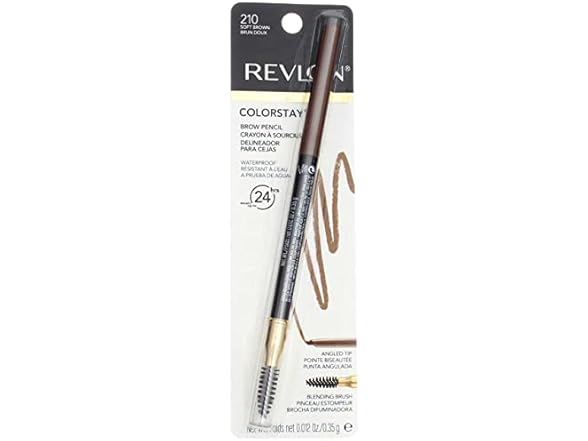 Revlon Colorstay Brow Pencil, 210 Soft Brown