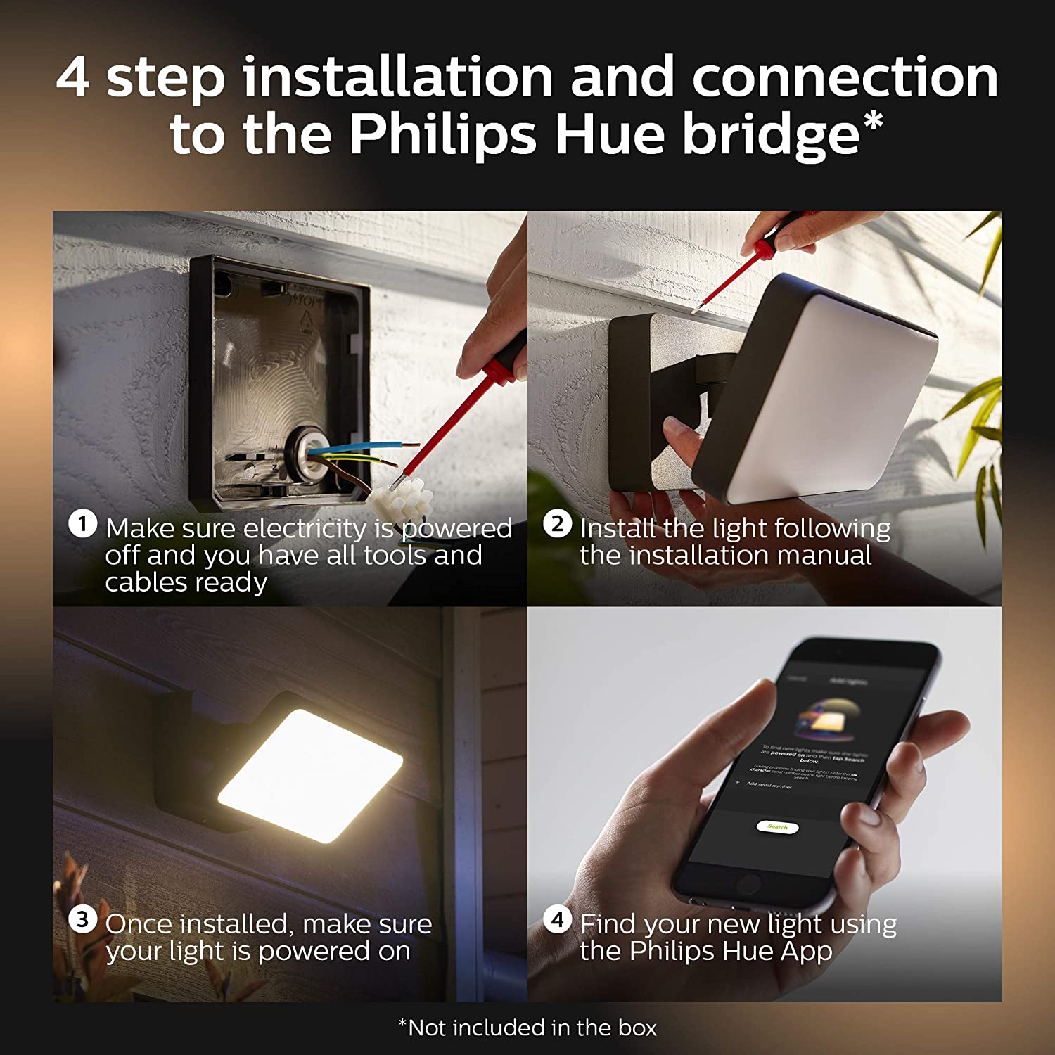 Philips Hue Discover Outdoor Smart Floodlight - Gallery 19