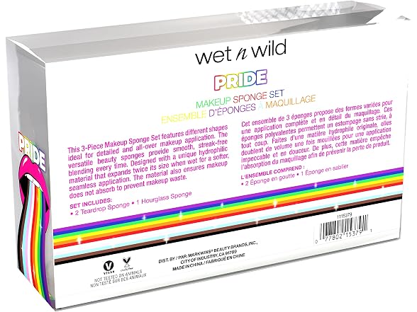 wet n wild Pride Makeup Sponge Set 3 Count