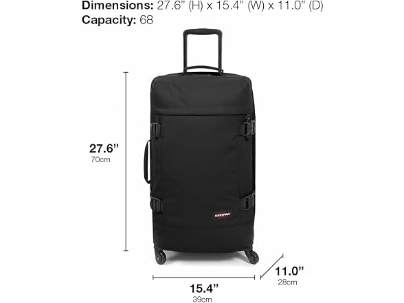 EASTPAK TRANS4 M – 68L Medium Checked Luggage Bag