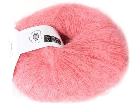 ViaGasaFamido 26g/Skein Mohair Yarn, Soft