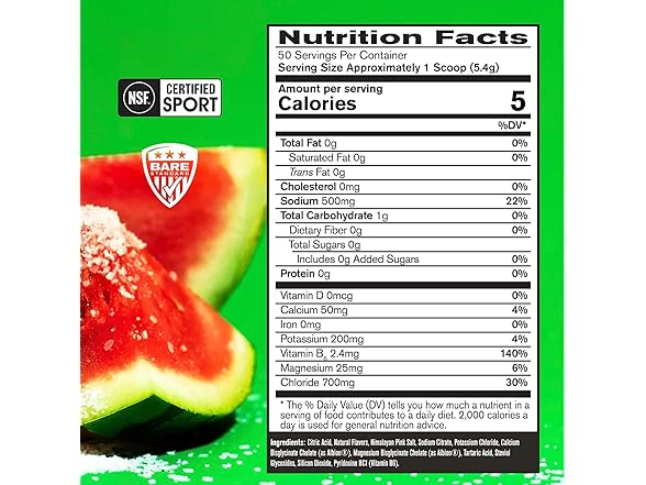 BPN Electrolytes Watermelon, 50srv