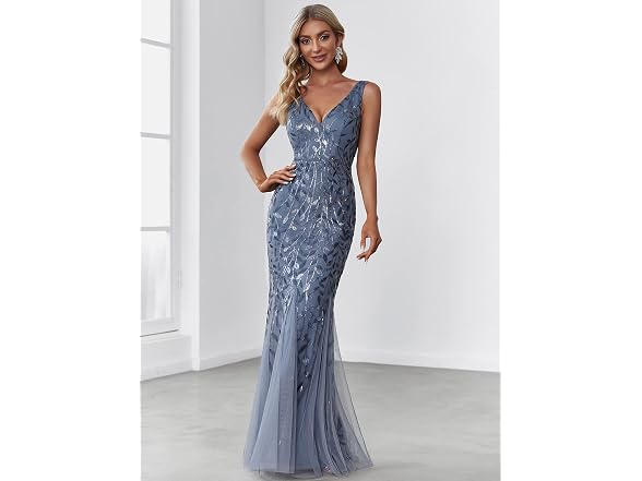 Ever-Pretty Women (8) Sequin Mermaid Double Dress