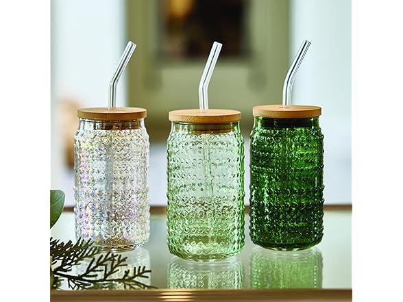 Santa Barbara Design Studio Hobnail Glass Tumbler Cup 