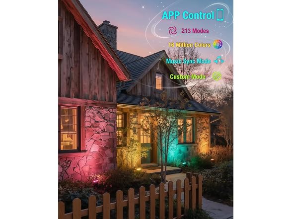 LightSeek RGB Landscape Spotlights