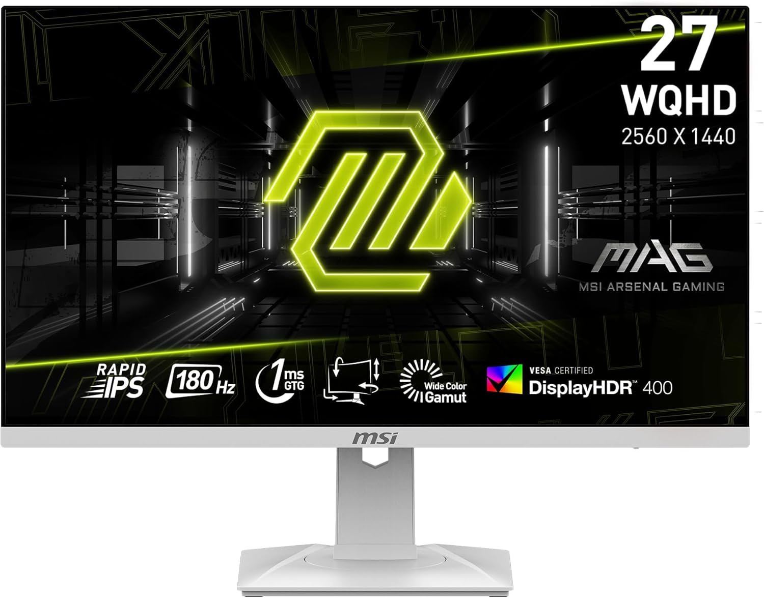 MSI 27" QHD Monitor | MAG 274QRFW - Gallery 7