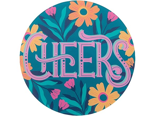 Karma, Acrylic Round Coaster Set of 4 