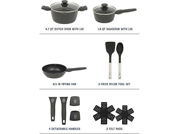 Oster SmartHandle Advance 13-Piece Set