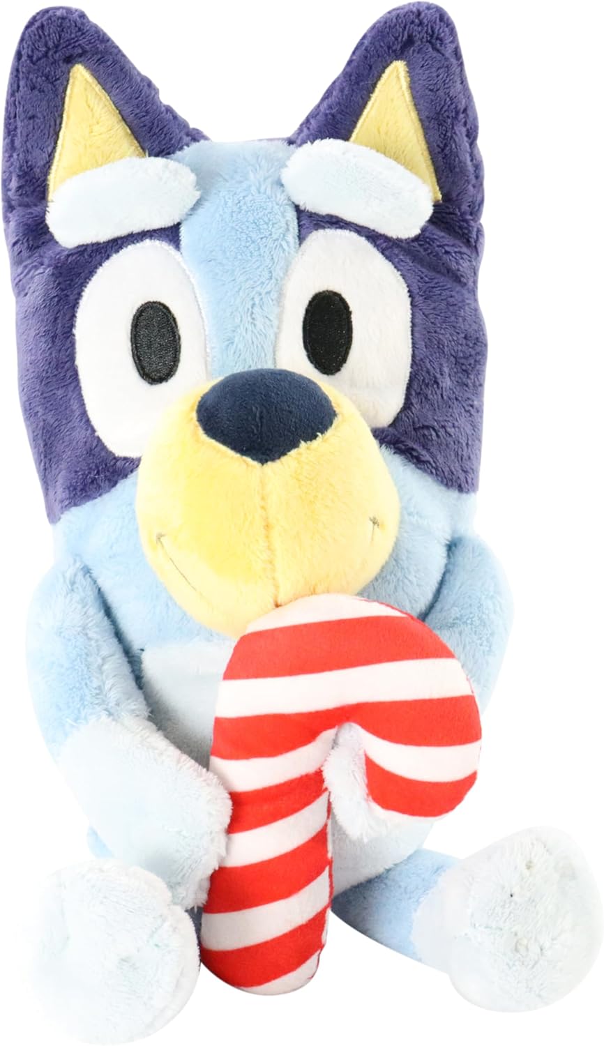 Bluey with Candy Cane 9” Plush - Gallery 2
