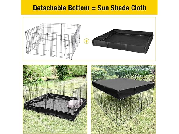 Aivituvin Pet Playpen Small Animal Cage Rabbit
