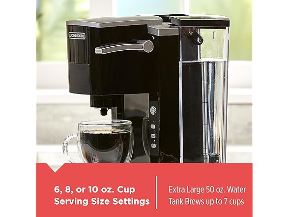 BLACK+DECKER Family Single Serve K-Cup Brewer