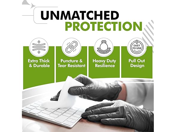 SLIMFIT GLOVE Disposable Black (Medium)