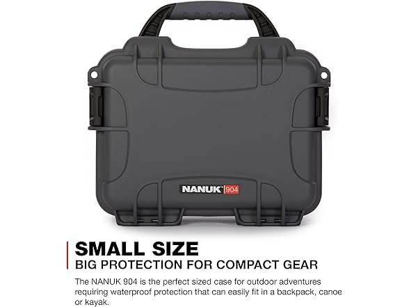 (NEW) Nanuk 904 Waterproof Hard Case with Foam Insert