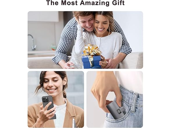 (2 PACK) LENUTO 6,000mAh 20W USB-C Powerbank