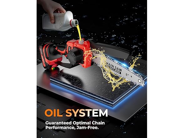 UBeesize Mini Chainsaw Cordless 8inch