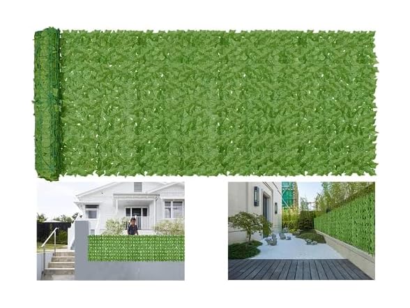Moeput Artificial Ivy Privacy Fence, 160"x60"