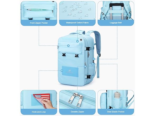 Maelstrom Travel Backpack for 2 in 1