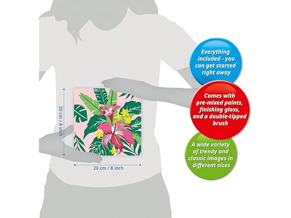Ravensburger CreArt Tropical Plants Pain