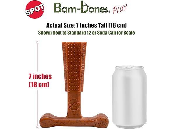 SPOT Bam-Bones Plus Coffee Wood T-Bone
