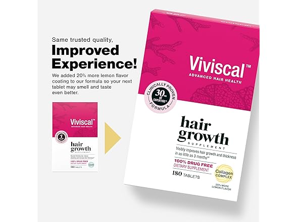 Viviscal Hair Growth Supplements 180Ct