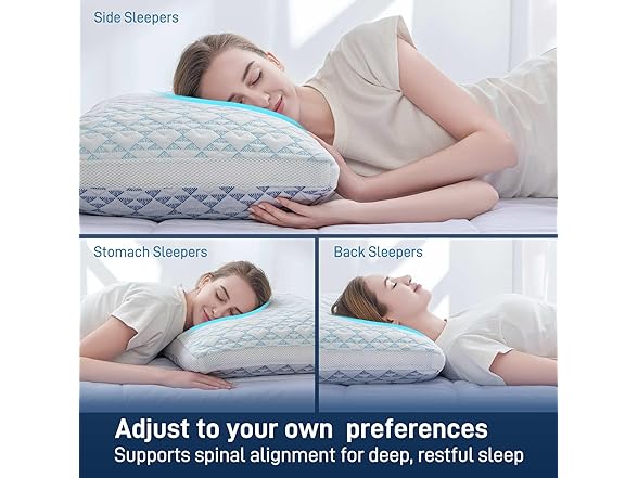 Cotelovo Memory Foam Pillows 2 Pack King