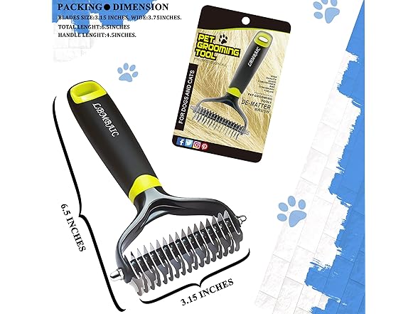 LBMBAIC Dog Brush for Shedding